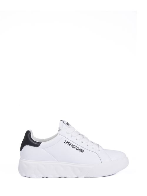 Sneakers in vitello LOVE MOSCHINO | JA15034G0LIA110A